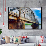 Riga Bridge Art, Riga Framed Art Prints Wall Art Decor,Black Frame, Ready to hang