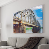 Riga Bridge Canvas Art, Riga Canvas Prints Wall Art Home Decor - Painting Canvas, Ready to hang