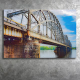 Riga Bridge Canvas Art, Riga Canvas Prints Wall Art Home Decor - Painting Canvas, Ready to hang