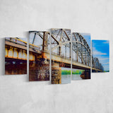 Riga Bridge Canvas Art, Riga Multi Panels,Canvas Prints Wall Art Home Decor