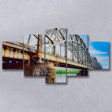 Riga Bridge Canvas Art, Riga Multi Panels,Canvas Prints Wall Art Home Decor