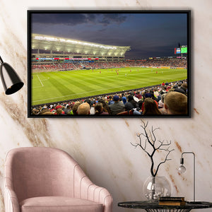 Rio Tinto Stadium, Stadium Canvas, Sport Art, Gift for him, Framed Canvas Prints Wall Art Decor, Framed Picture