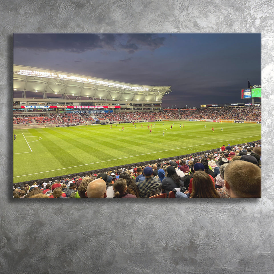 Rio Tinto Stadium, Stadium Canvas, Sport Art, Gift for him, Fan Gift, Canvas Prints Wall Art Decor