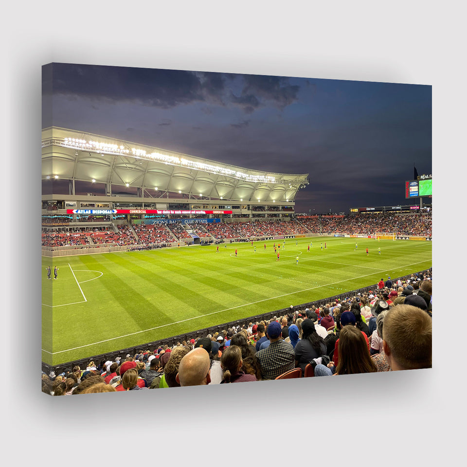 Rio Tinto Stadium, Stadium Canvas, Sport Art, Gift for him, Fan Gift, Canvas Prints Wall Art Decor