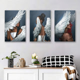 Rising Angels Canvas Set of 3 Piece Canvas Prints Wall Art Decor