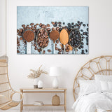 Roasted And Whole Ground Coffee Canvas Wall Art - Canvas Prints, Prints for Sale, Canvas Painting, Canvas On Sale