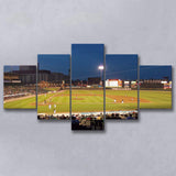 Rochester Red Wings Stadium Canvas Prints Frontier Field Wall Art,Multi Panels,Sport Stadium Art Prints, Fan Gift