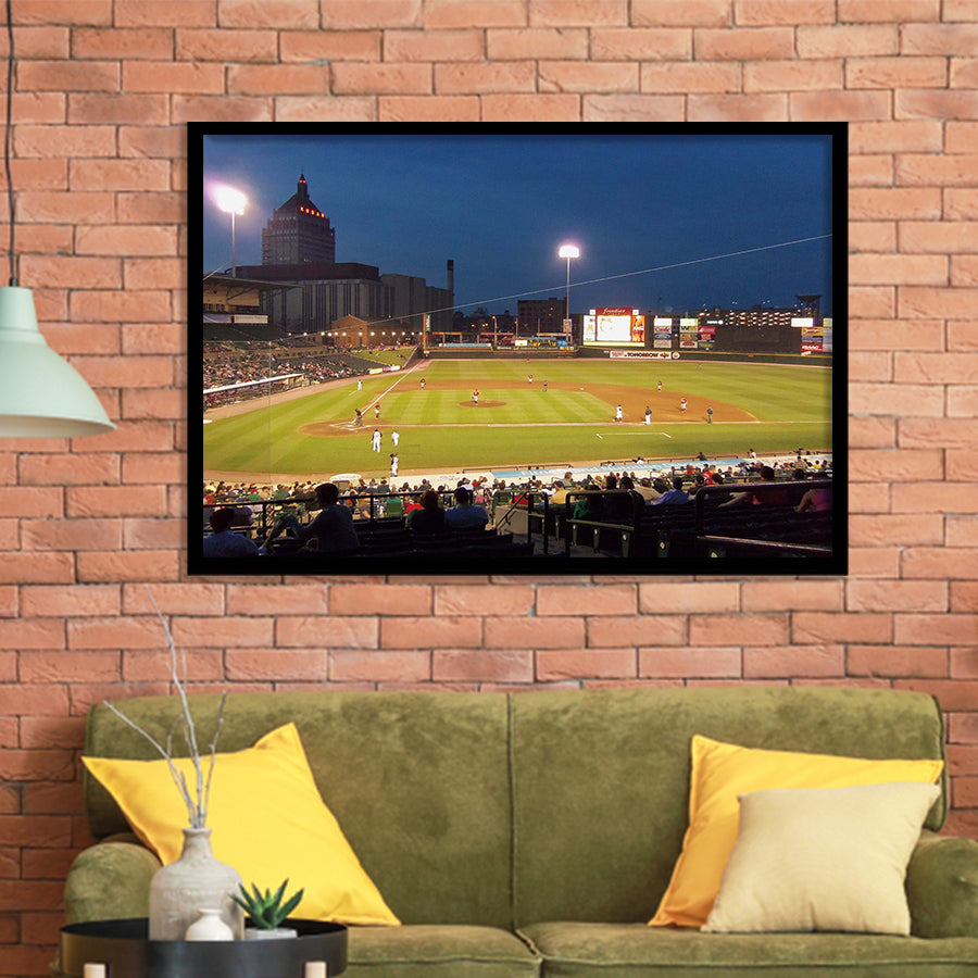 Rochester Red Wings Stadium Art Prints Frontier Field Wall Art,Sport Stadium Art Prints, Fan Gift, Wall Decor