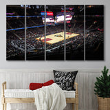 Rocket Mortgage Fieldhouse, Stadium Canvas, Sport Art, Gift for him, Multi Panels B, Canvas Prints Wall Art Decor