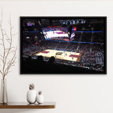 Rockets Mortgage Cavalier, Stadium Canvas, Sport Art, Gift for him, Framed Canvas Prints Wall Art Decor, Framed Picture