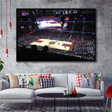 Rockets Mortgage Cavalier, Stadium Canvas, Sport Art, Gift for him, Framed Canvas Prints Wall Art Decor, Framed Picture