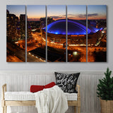 Rogers Center, Stadium Canvas, Sport Art, Gift for him, Multi Panels B, Canvas Prints Wall Art Decor