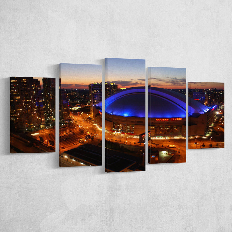 Rogers Center, Stadium Canvas, Sport Art, Large Canvas, Multi Panels, Canvas Prints Wall Art Decor
