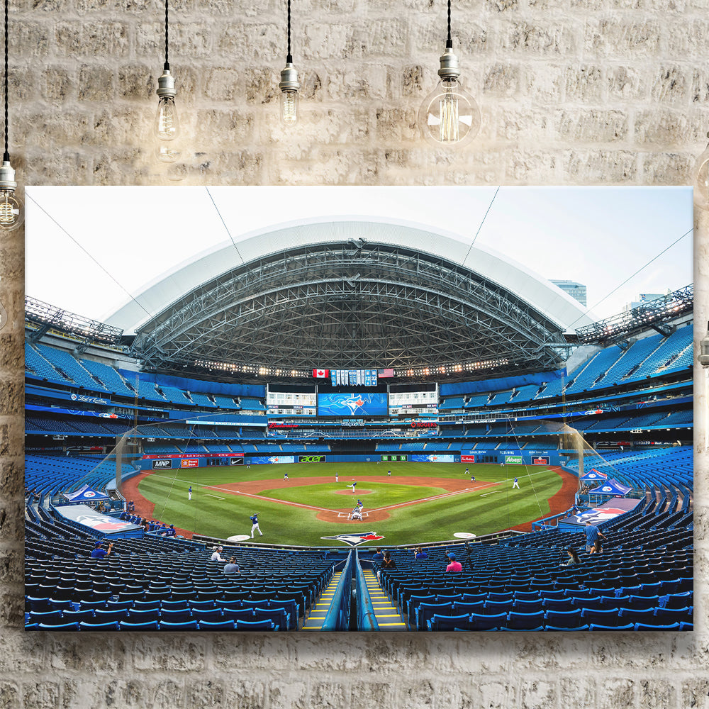 Rogers Center, Stadium Canvas, Sport Art, Gift for him, Framed