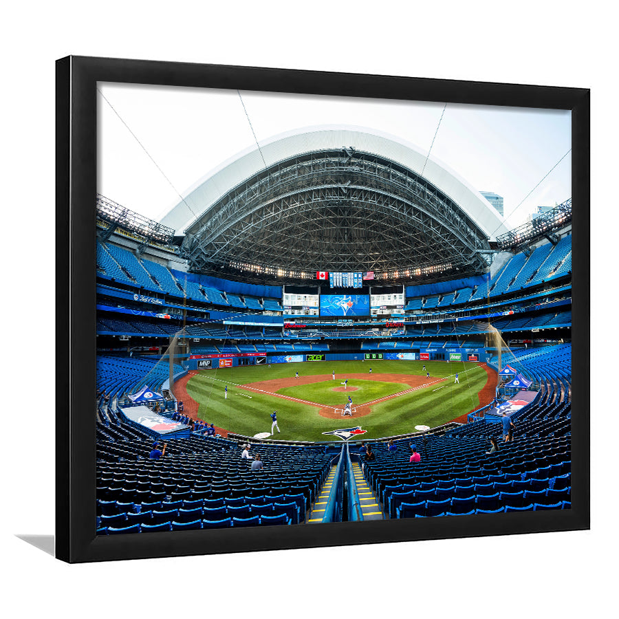 Rogers Center, Stadium Canvas, Sport Art, Gift for him, Framed