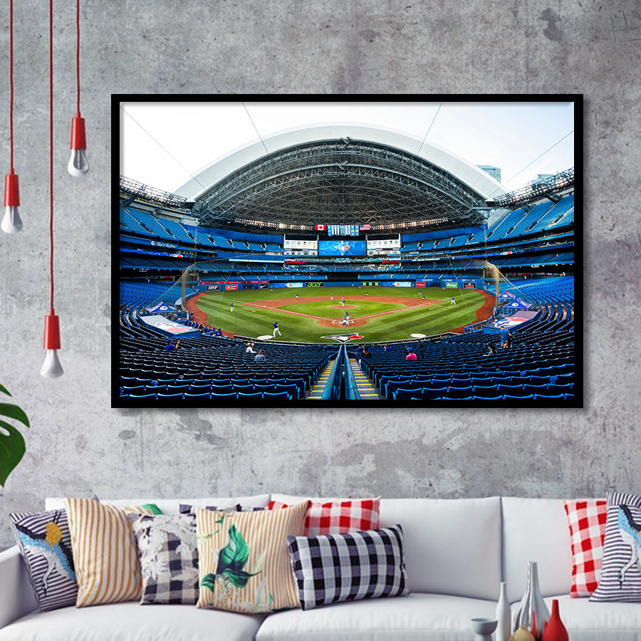 Rogers Centre, Stadium Canvas, Sport Art, Gift for him, Framed Art Prints Wall Art Decor, Framed Picture