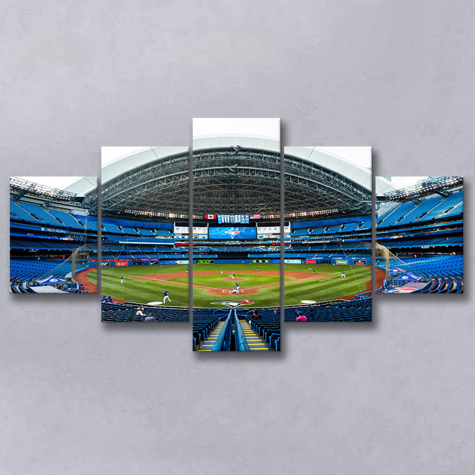 Rogers Centre, Stadium Canvas, Sport Art, Large Canvas, Multi Panels, Canvas Prints Wall Art Decor
