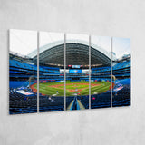 Rogers Centre, Stadium Canvas, Sport Art, Gift for him, Multi Panels B, Canvas Prints Wall Art Decor