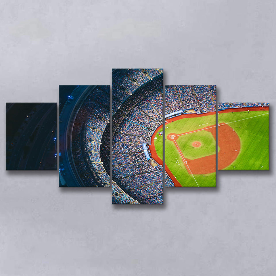 Rogers Centre Stadium, Stadium Canvas, Sport Art, Large Canvas, Multi Panels, Canvas Prints Wall Art Decor