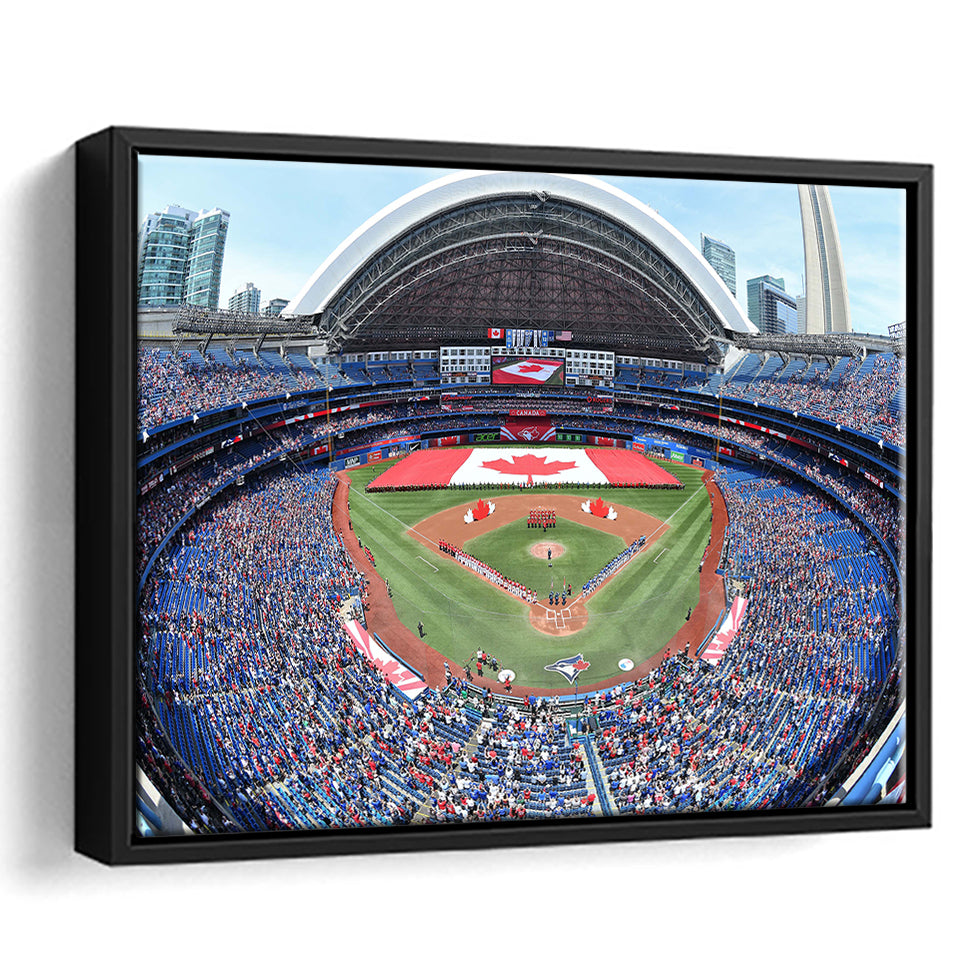 Rogers Center, Stadium Canvas, Sport Art, Gift for him, Framed