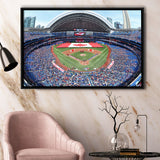 Rogers Centre Stadium in Toronto, Stadium Canvas, Sport Art, Gift for him, Framed Canvas Prints Wall Art Decor, Framed Picture