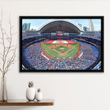 Rogers Centre Stadium in Toronto, Stadium Canvas, Sport Art, Gift for him, Framed Canvas Prints Wall Art Decor, Framed Picture