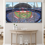 Rogers Centre Stadium in Toronto, Stadium Canvas, Sport Art, Gift for him, Multi Panels B, Canvas Prints Wall Art Decor