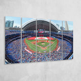 Rogers Centre Stadium in Toronto, Stadium Canvas, Sport Art, Gift for him, Multi Panels B, Canvas Prints Wall Art Decor