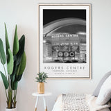 Rogers Centre Toronto Blue Jays Baseball Lovers Black And White Art Framed Canvas Prints Wall Art Home Decor, Floating Frame
