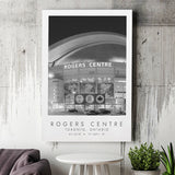 Rogers Centre Toronto Blue Jays Baseball Lovers Black And White Art Canvas Prints Wall Art Home Decor