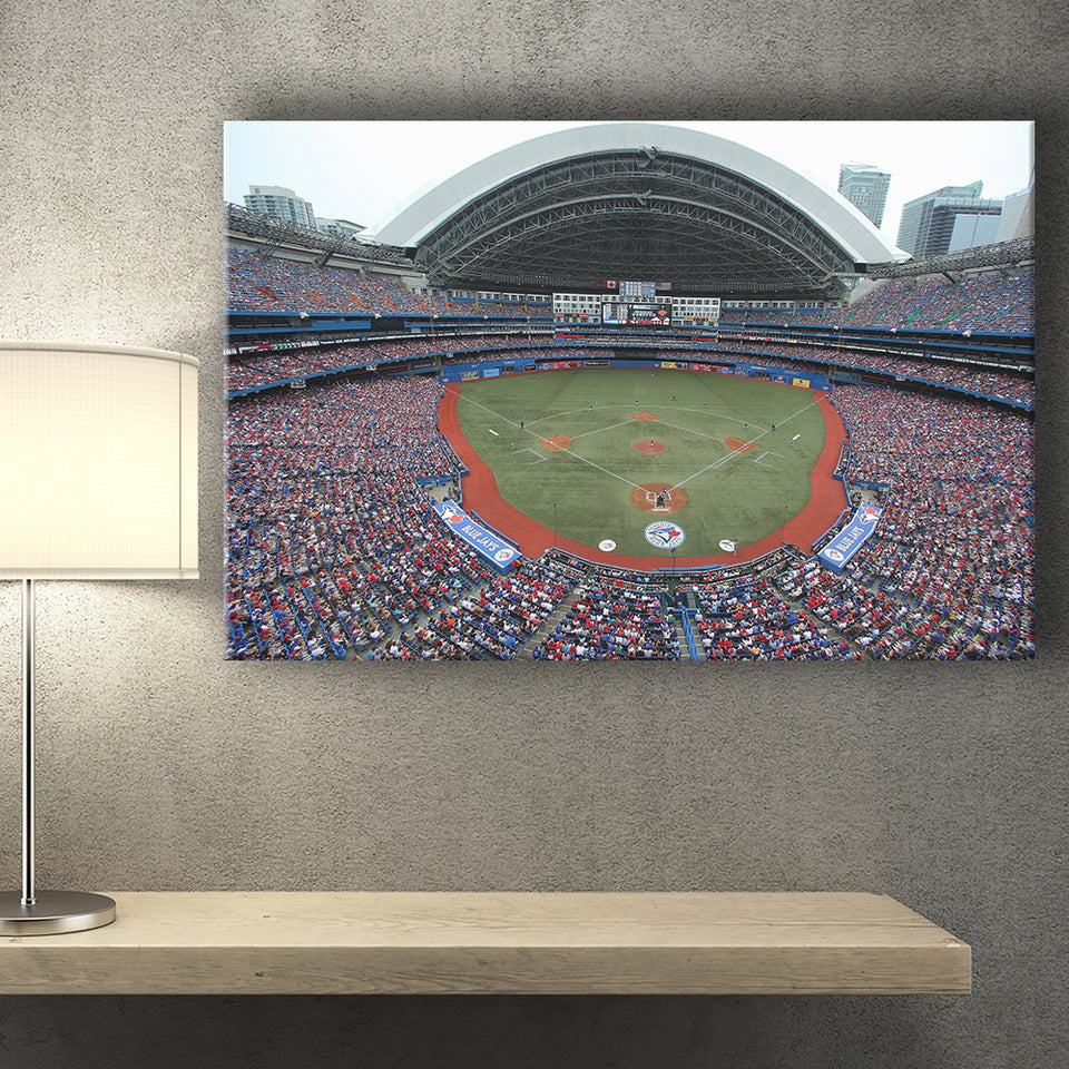 Rogers Centre in Canada, Stadium Canvas, Sport Art, Gift for him, Fan Gift, Canvas Prints Wall Art Decor