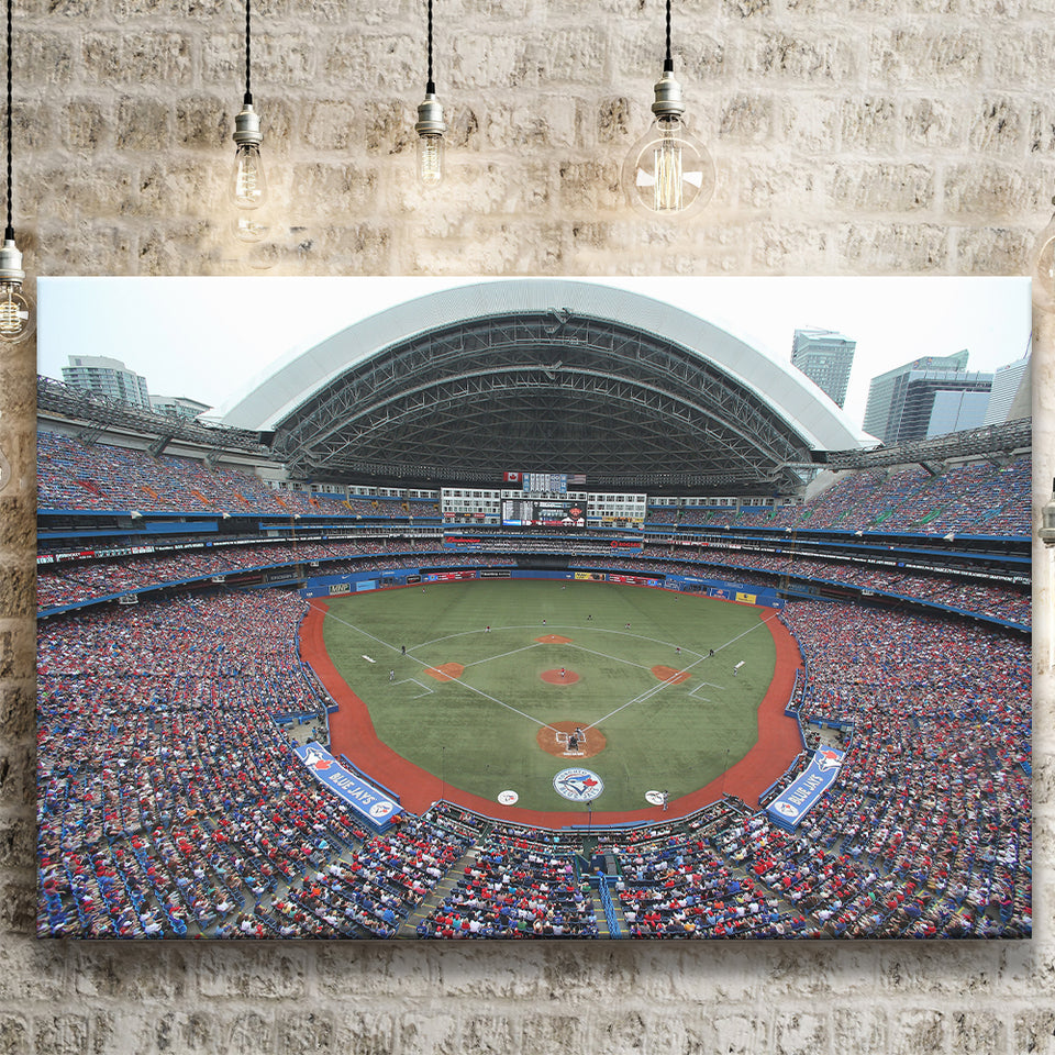 Rogers Centre in Canada, Stadium Canvas, Sport Art, Gift for him, Fan Gift, Canvas Prints Wall Art Decor
