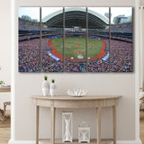 Rogers Centre in Canada, Stadium Canvas, Sport Art, Gift for him, Multi Panels B, Canvas Prints Wall Art Decor
