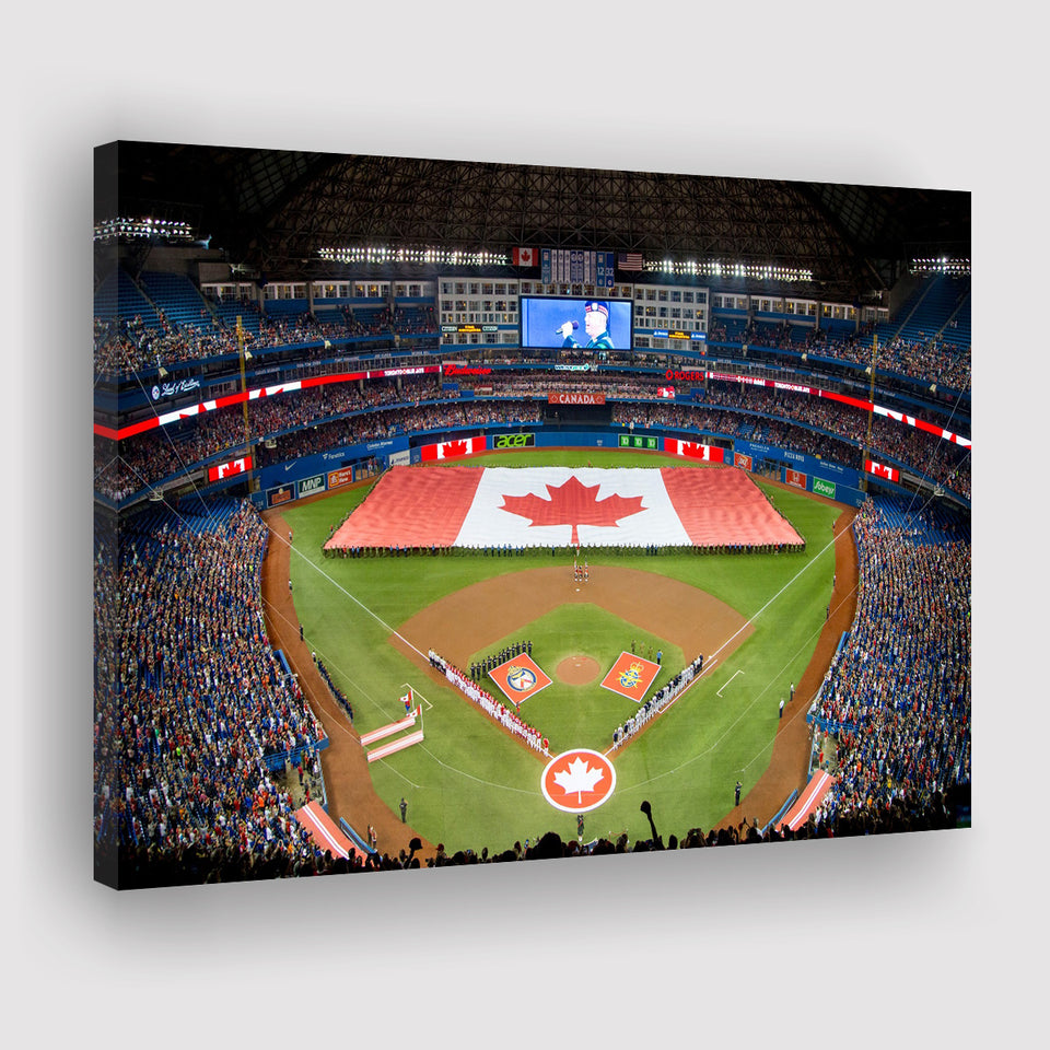 Rogers Centre in Toronto, Stadium Canvas, Sport Art, Gift for him, Fan Gift, Canvas Prints Wall Art Decor