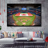 Rogers Centre in Toronto, Stadium Canvas, Sport Art, Gift for him, Framed Canvas Prints Wall Art Decor, Framed Picture