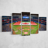 Rogers Centre in Toronto, Stadium Canvas, Sport Art, Large Canvas, Multi Panels, Canvas Prints Wall Art Decor