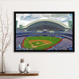 Rogers Stadium Aerial View, Stadium Canvas, Sport Art, Gift for him, Framed Canvas Prints Wall Art Decor, Framed Picture