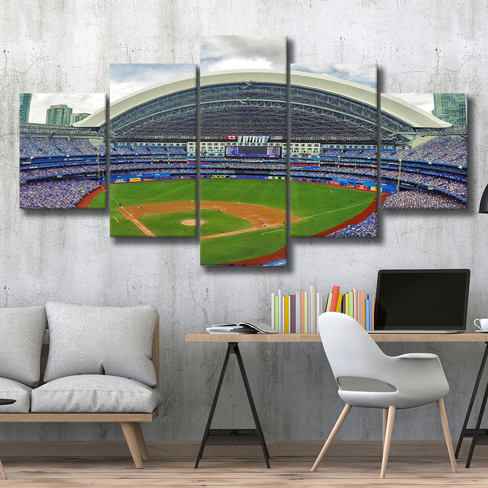 Rogers Stadium Aerial View, Stadium Canvas, Sport Art, Large Canvas, Multi Panels, Canvas Prints Wall Art Decor