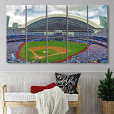 Rogers Stadium Aerial View, Stadium Canvas, Sport Art, Gift for him, Multi Panels B, Canvas Prints Wall Art Decor