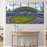 Rogers Stadium Aerial View, Stadium Canvas, Sport Art, Gift for him, Multi Panels B, Canvas Prints Wall Art Decor