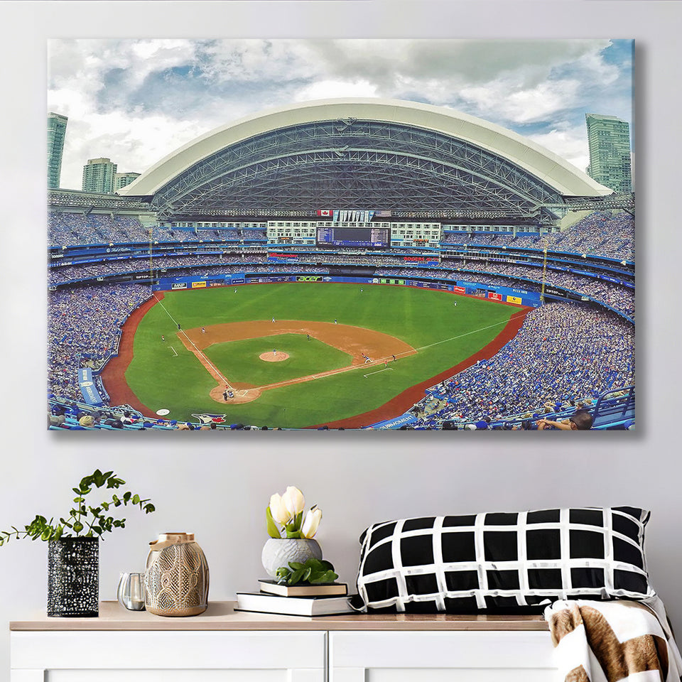 Rogers Stadium Aerial View, Stadium Canvas, Sport Art, Gift for him, Fan Gift, Canvas Prints Wall Art Decor