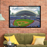 Rogers Stadium Aerial View, Stadium Canvas, Sport Art, Gift for him, Framed Art Prints Wall Art Decor, Framed Picture