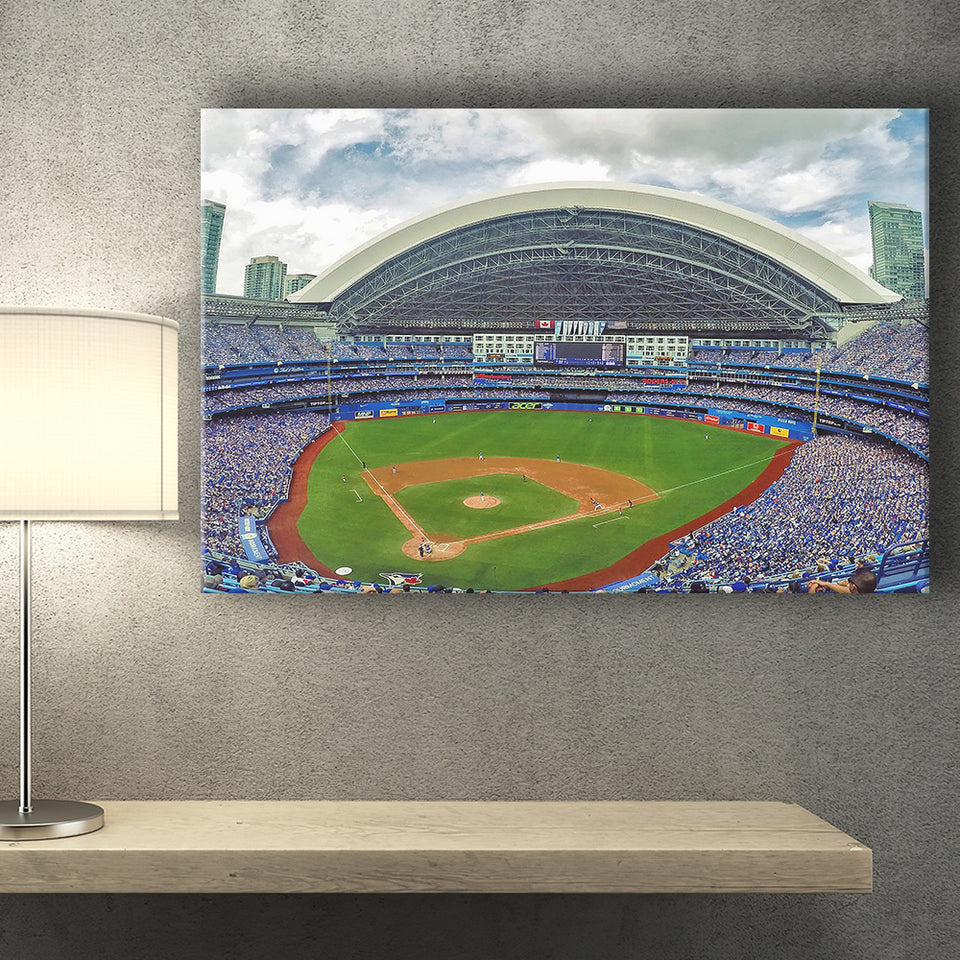 Rogers Stadium Aerial View, Stadium Canvas, Sport Art, Gift for him, Fan Gift, Canvas Prints Wall Art Decor