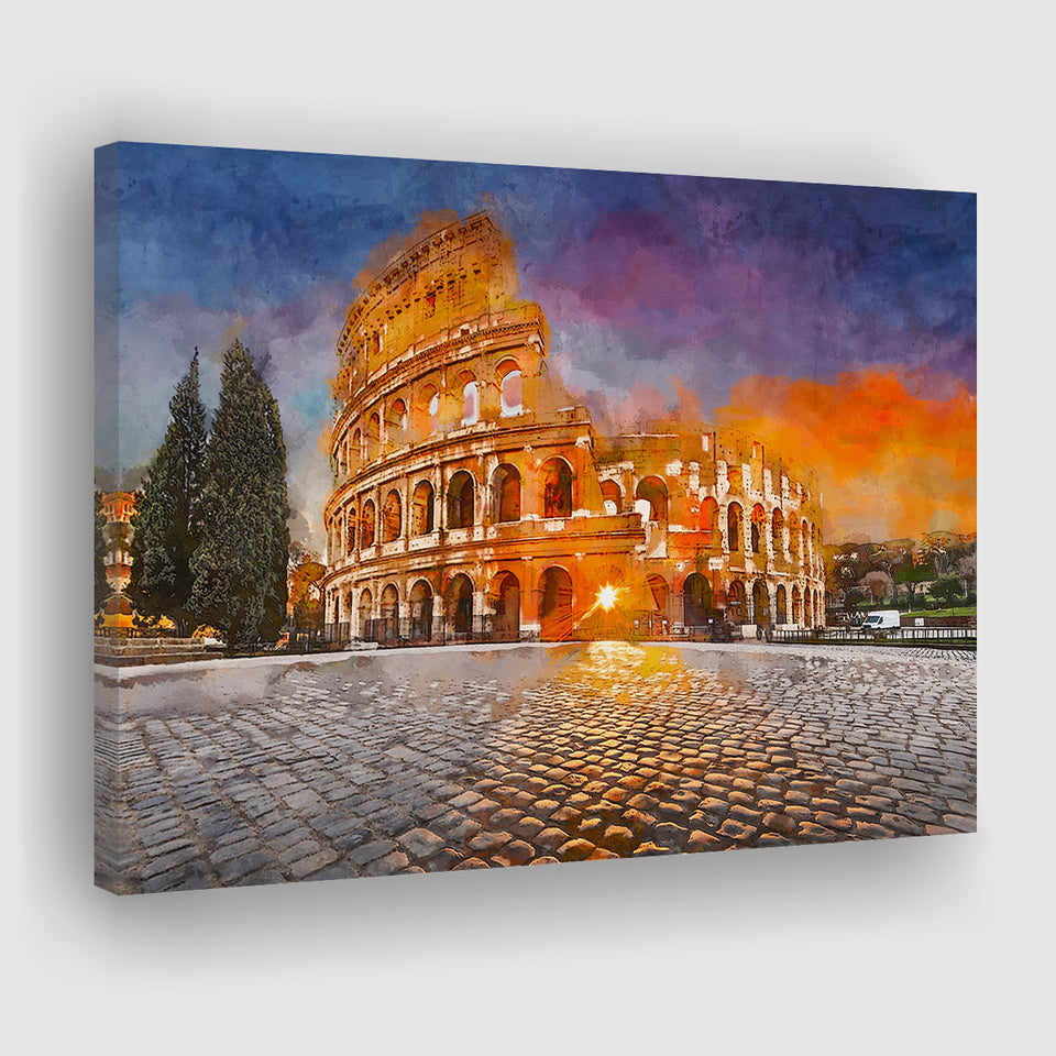 Mural Art, Glass Art, Glass Wall Art, Rome Colosseum Wall Art, offers Travel Wall Decoration, City Wall Decor, View Glass Wall Art,