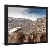 Rome Colosseum, Stadium Canvas, Sport Art, Gift for him, Framed Art Prints Wall Art Decor, Framed Picture