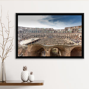 Rome Colosseum, Stadium Canvas, Sport Art, Gift for him, Framed Canvas Prints Wall Art Decor, Framed Picture