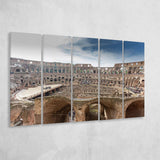 Rome Colosseum, Stadium Canvas, Sport Art, Gift for him, Multi Panels B, Canvas Prints Wall Art Decor