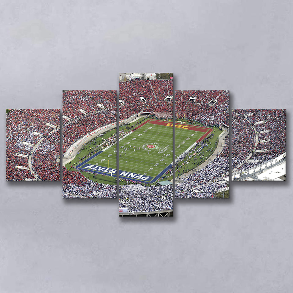 Rose Bowl Aerial View, Stadium Canvas, Sport Art, Large Canvas, Multi Panels, Canvas Prints Wall Art Decor