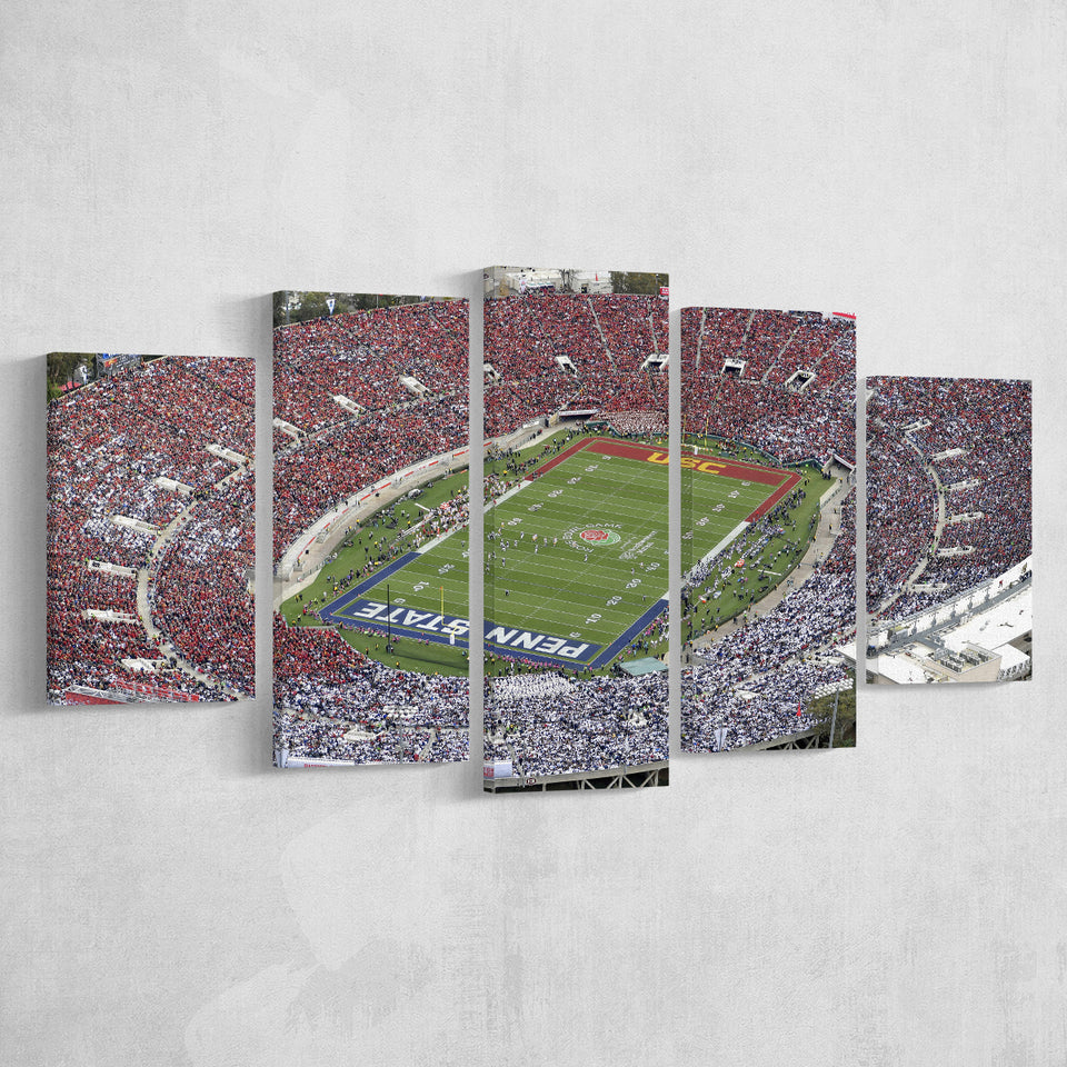 Rose Bowl Aerial View, Stadium Canvas, Sport Art, Large Canvas, Multi Panels, Canvas Prints Wall Art Decor