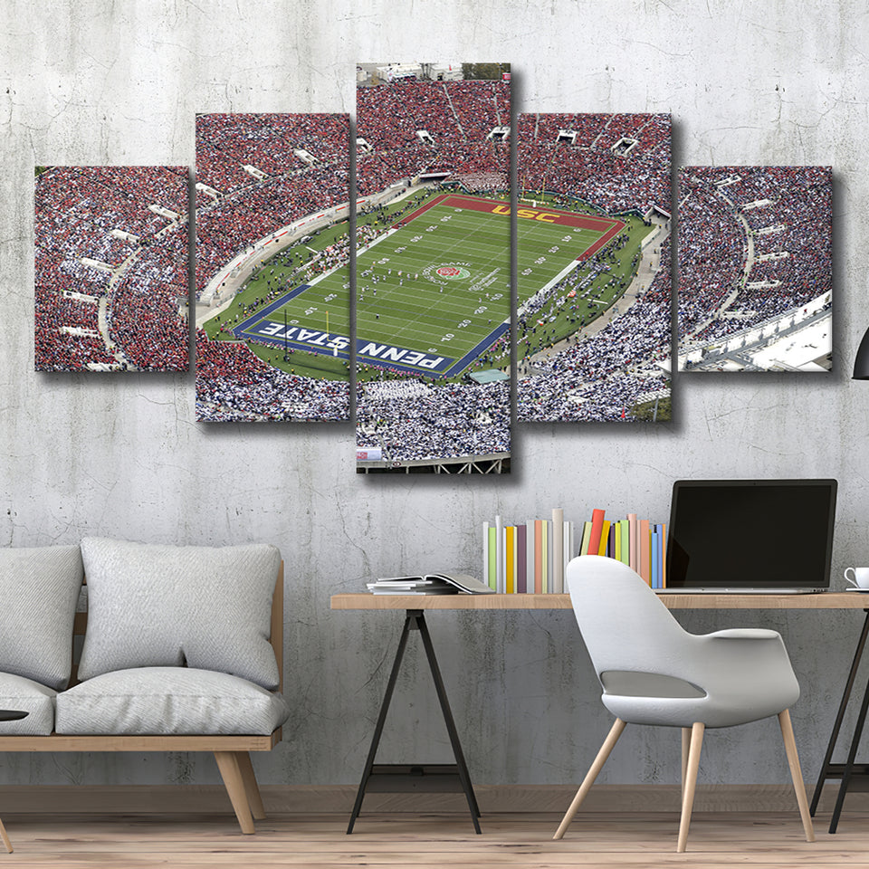 Rose Bowl Aerial View, Stadium Canvas, Sport Art, Large Canvas, Multi Panels, Canvas Prints Wall Art Decor